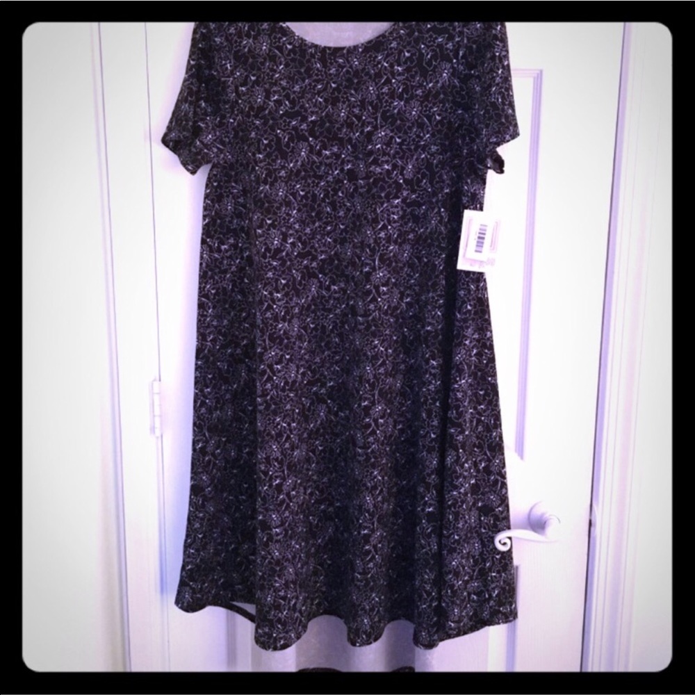 Floral lularoe Carly. Brand new!