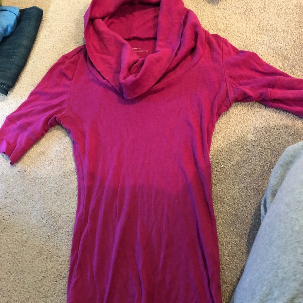 Cowlneck 3/4 sleeve top