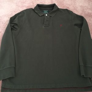American Eagle long sleeve polo