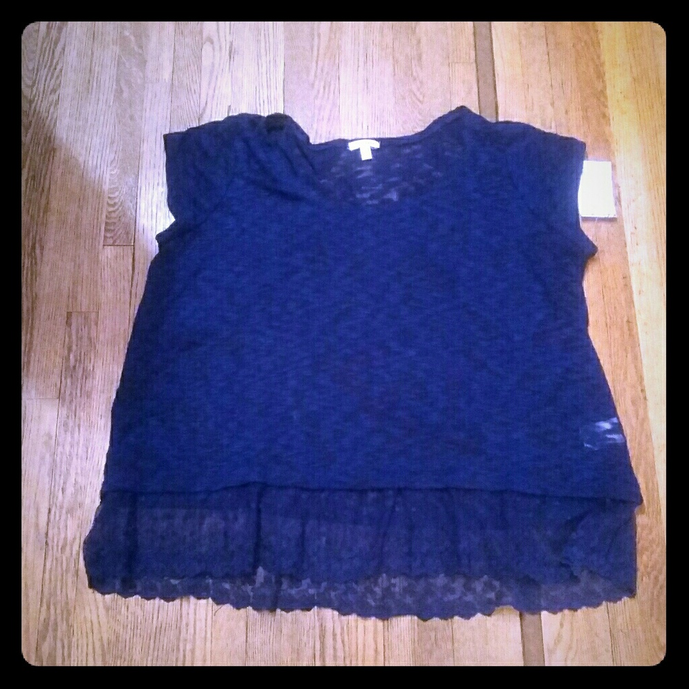 Bongo cool sheer top NWT Great for spring!
