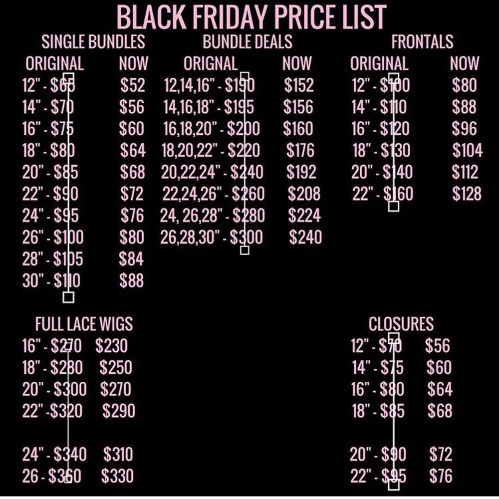 Black Friday Deals!!