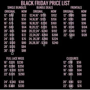 Black Friday Deals!!