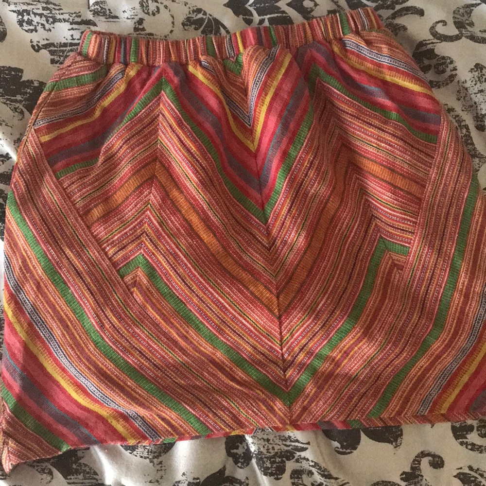 Super cute Boho, striped skirt