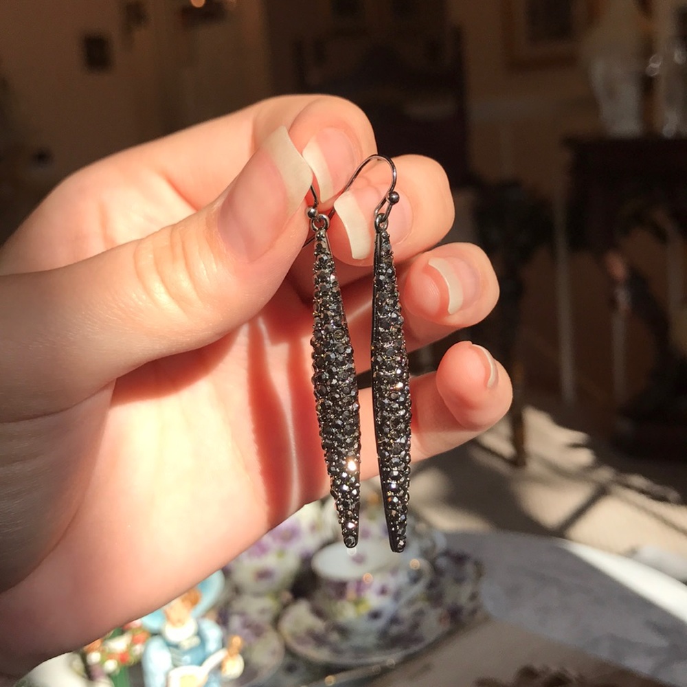 Earrings🎉 sparkling silver