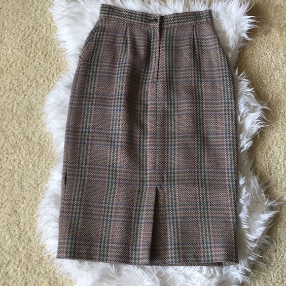 Vintage Karl Lagerfeld Wool Pencil Skirt - Picture 2 of 6