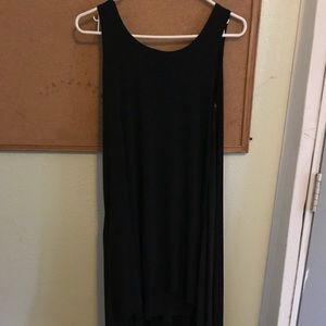 Black layered dress