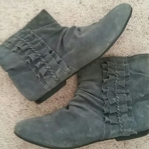 Grey Target Booties