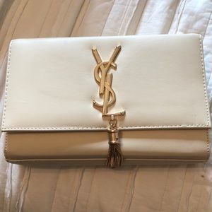Cream Designer Inspired Crossbody bag