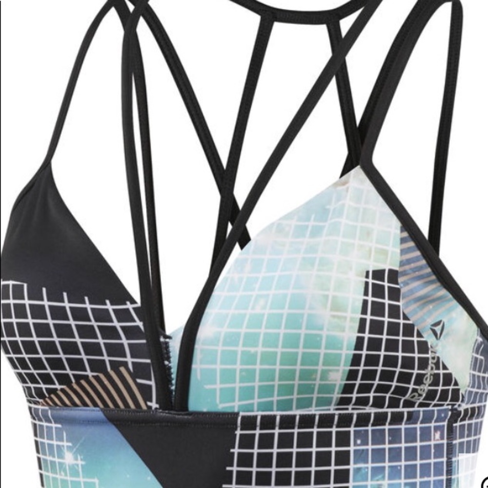 Reebok strappy sports bra