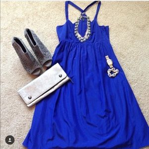 Gap Cobalt Blue Halter Dress Sz 6