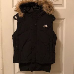 North Face Bubble Vest w/ Hood