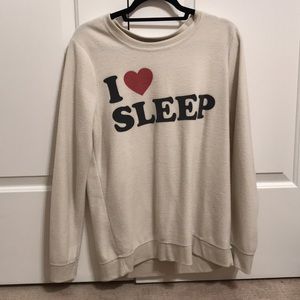 I ❤️ sleep chaser sweater size large