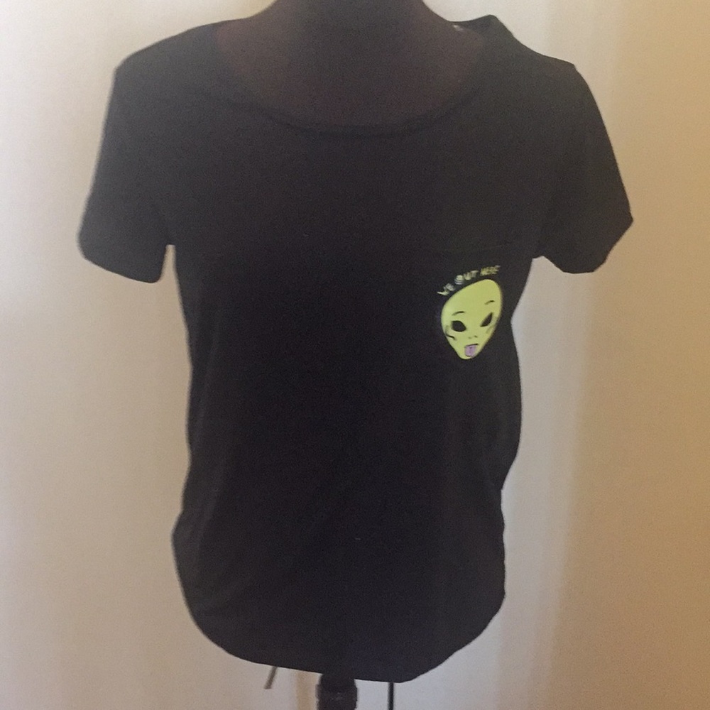 We Out Here Alien Pocket Tee