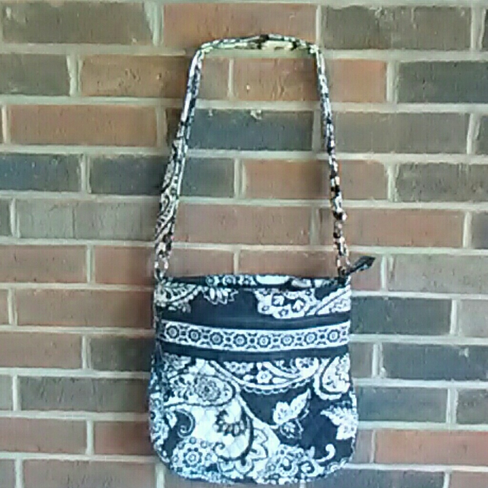 Black and white vera Brady bag.