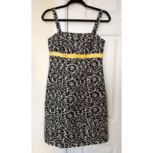 Lilly Pulitzer VTG Black & White Silk Dress Size 2