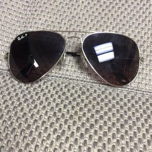 Ray Ban Aviators With Lavender Polarized Lenses