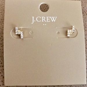 J. Crew Zig Zag Earrings-NWT/in card. +FREE Gifts!
