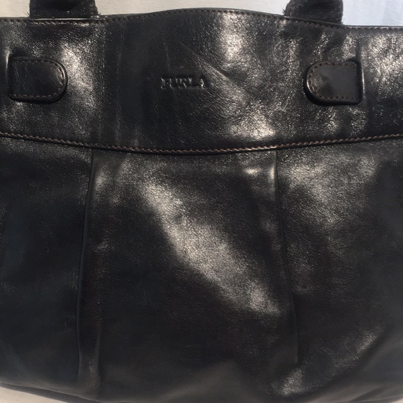 Furla Black Leather Shoulder Bag - Picture 6 of 8