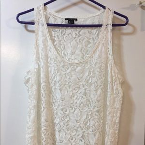 Theory Issac Lace Sleeveless Top