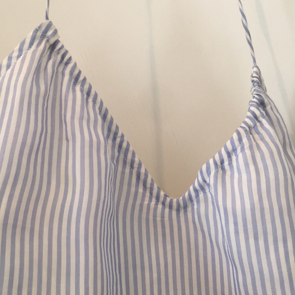 Tocca blue striped dress size 2
