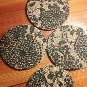 4 cork coaster
