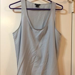 Theory Issac Blue Paradise Silk Top