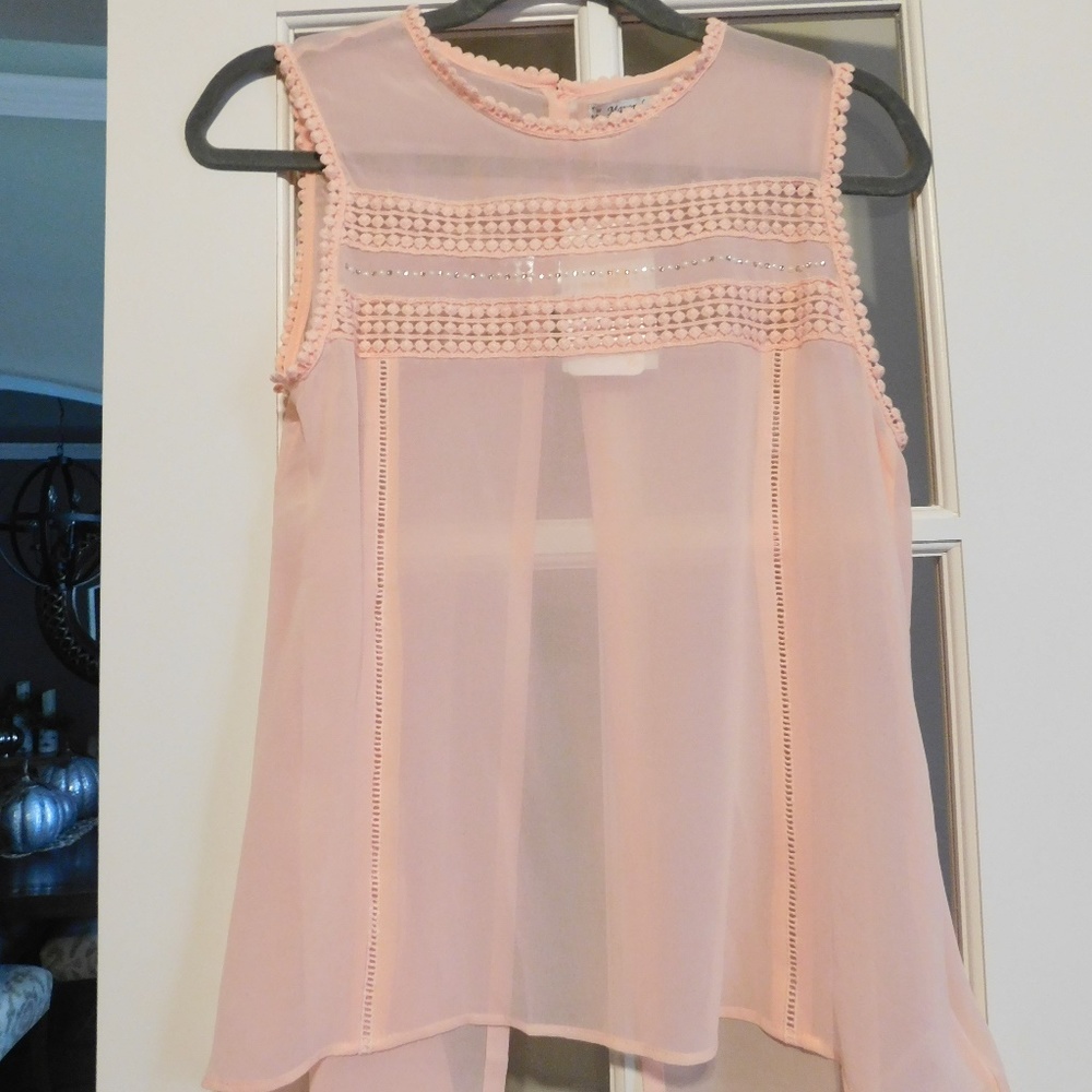 Mayoral Girls Pink Flow Top