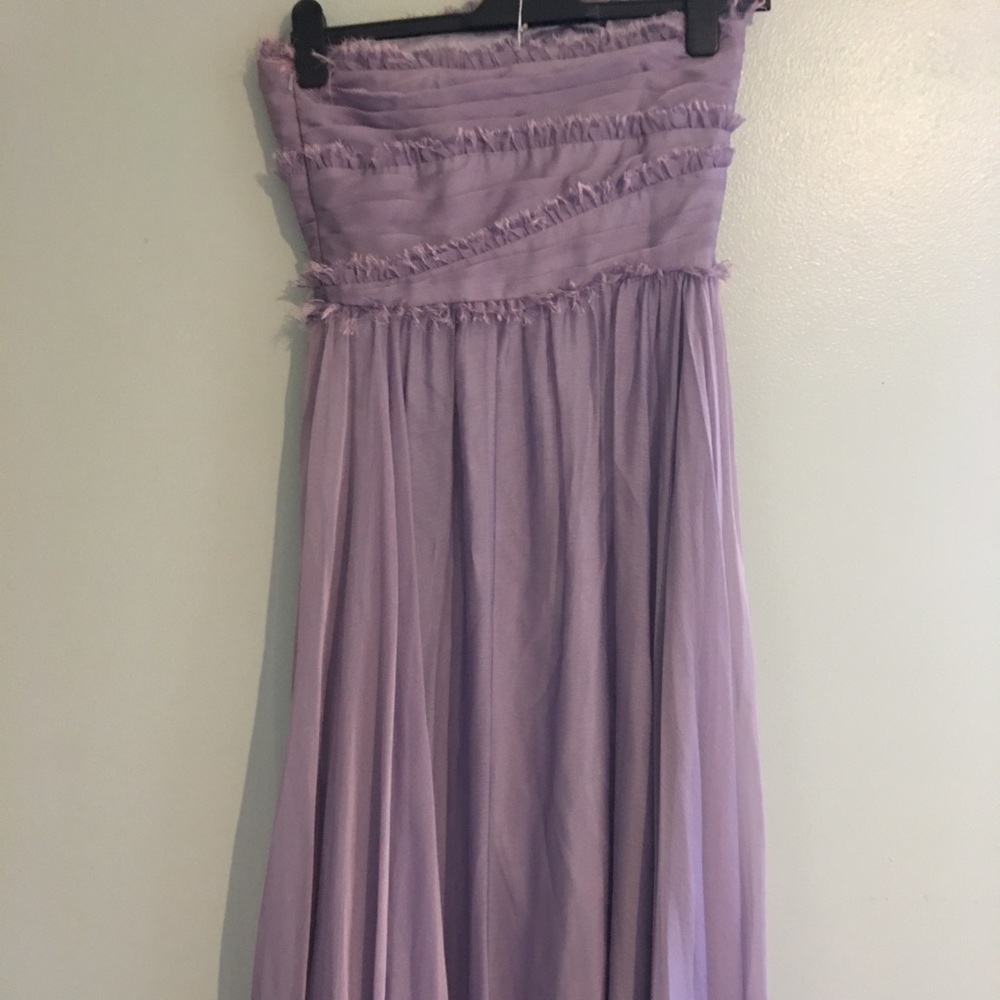 Monique Lhuilloer Lavendar Formal Dress