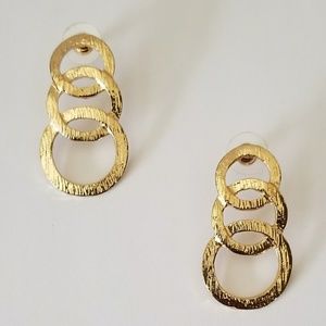 3 Ring Earrings