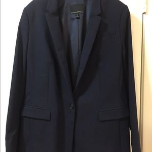 Banana Republic Wool Navy Blazer Suit Jacket