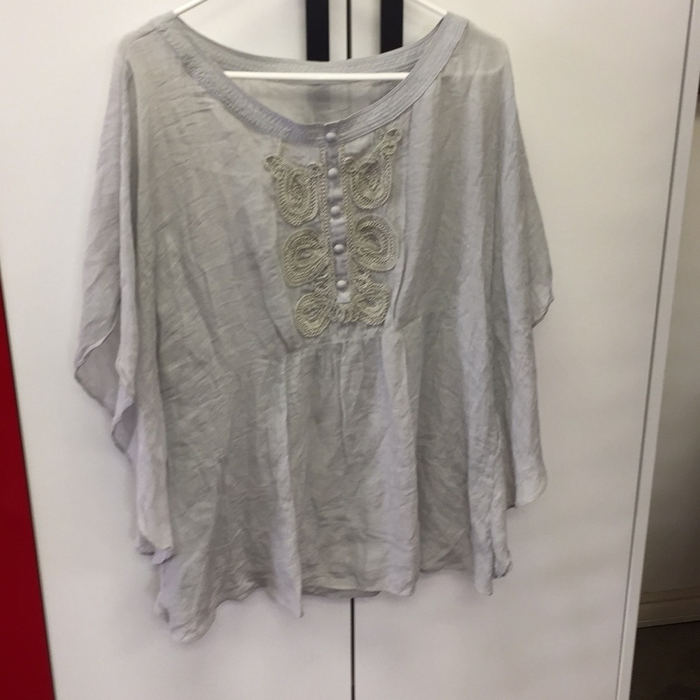 Light gray blouse