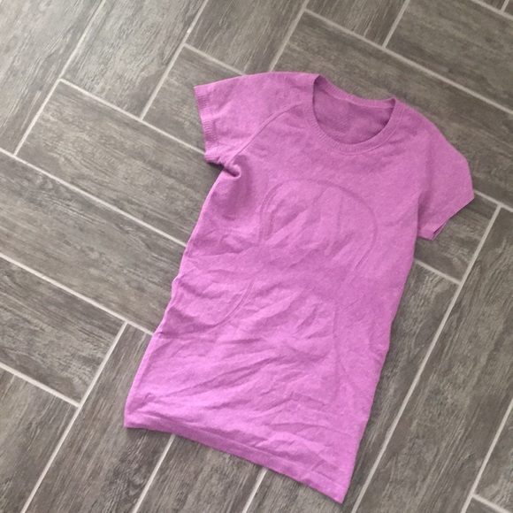 lululemon athletica Tops - Heathered Magenta Lululemon Swiftly