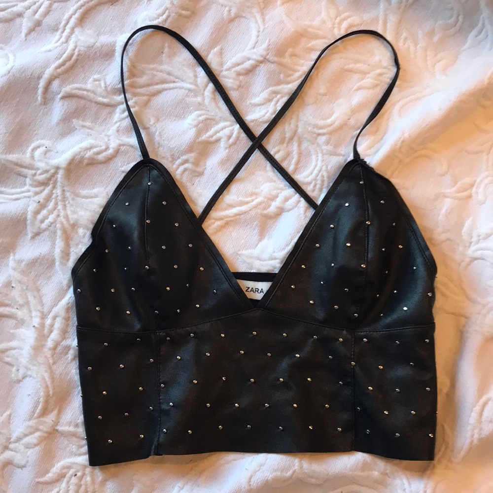 Studded Zara Crop Top