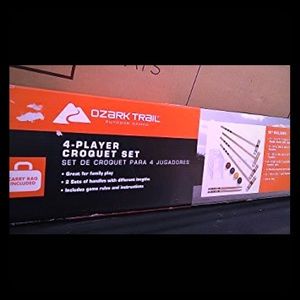 Croquet Set - Ozark-Trail 4 Player Croquet Set