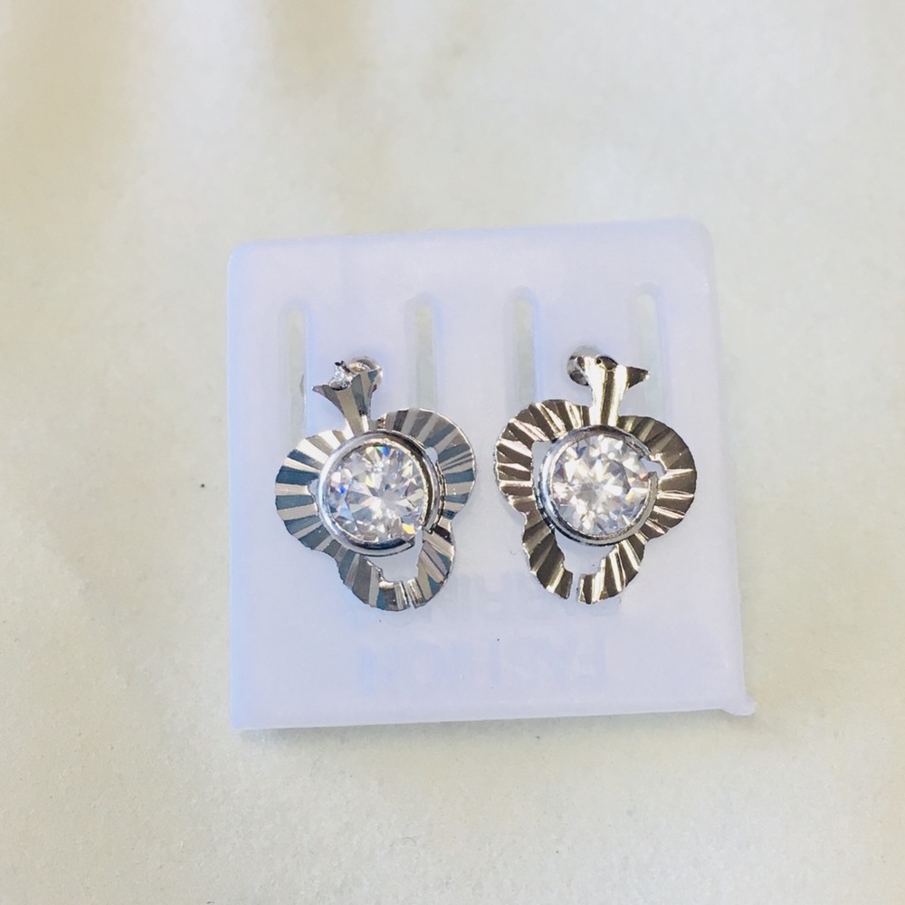 Beautiful White Stone Earrings