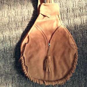 Festival Suede Sling Backpack