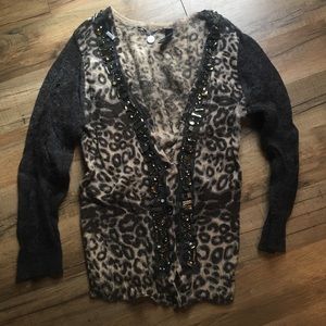 BKE Boutique button up sweater