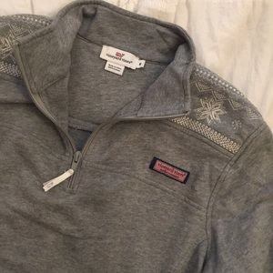 Grey vineyard vines pullover
