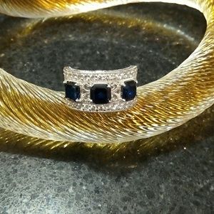 Sterling Art Deco ring sz6
