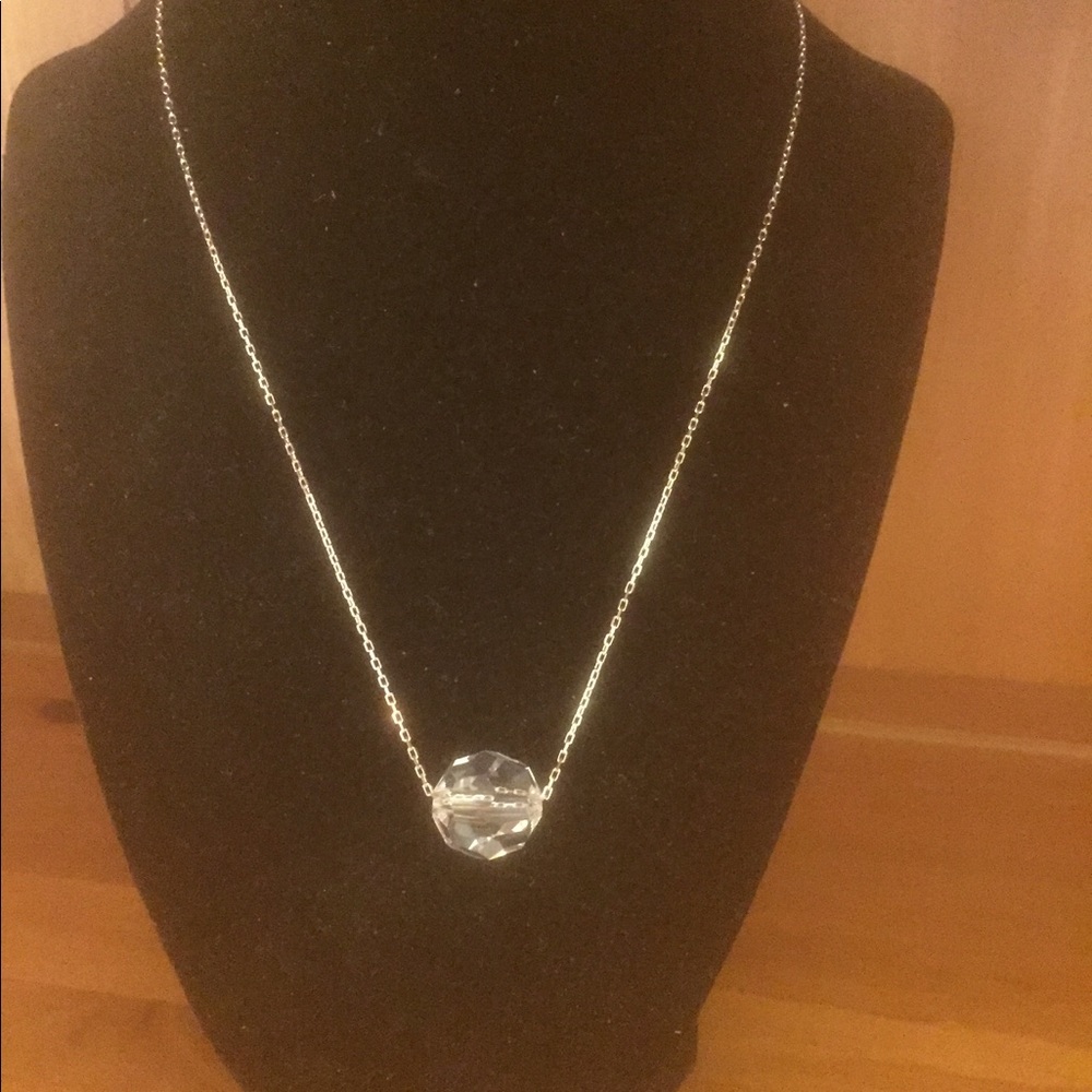 Silver/Crystal necklace
