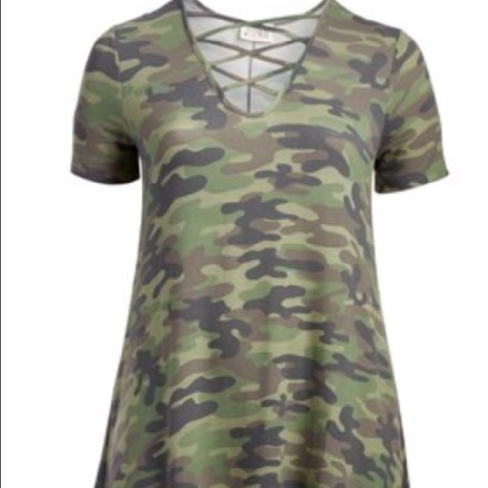 Camo Crisscross Tunic/Dress 🔥🔥SALE🔥🔥