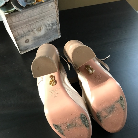 AQUAZZURA FIRENZE Block Heels-Great Shape- US 10 - Picture 5 of 5