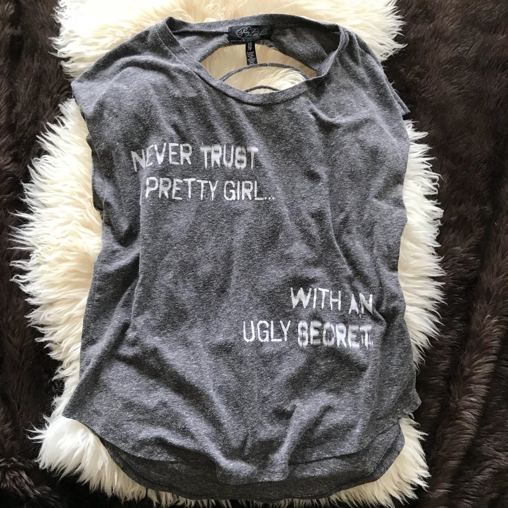 Gray Pretty Little Liars graphic tee