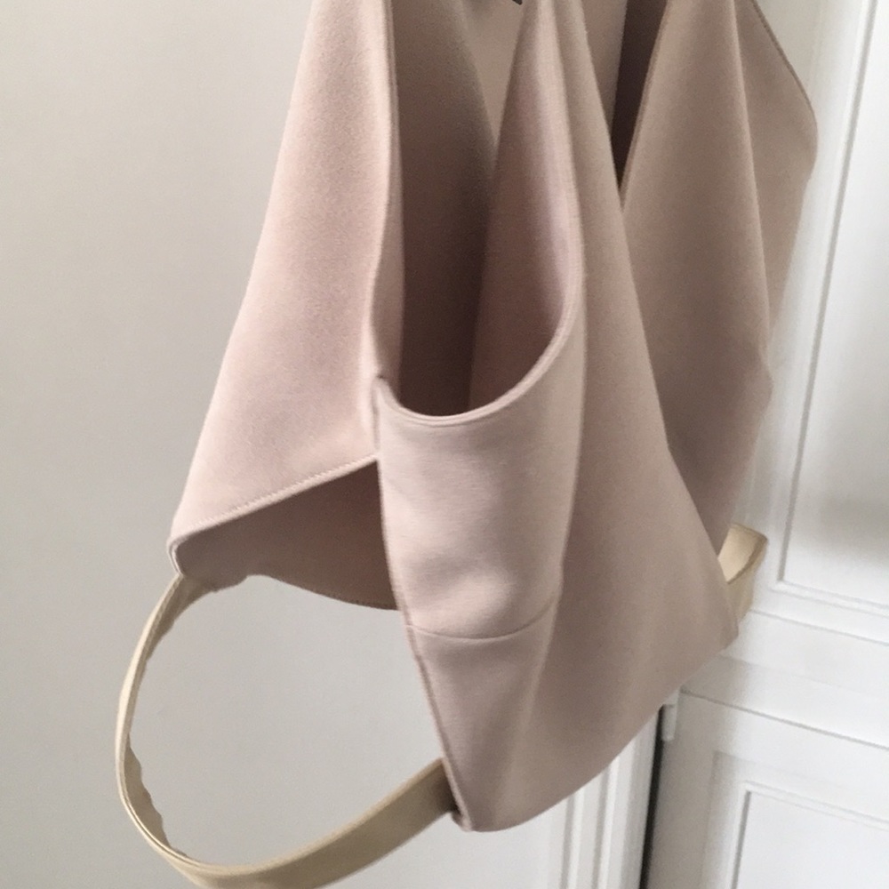 Faux suede-leather cropped top size 4 - Picture 5 of 5