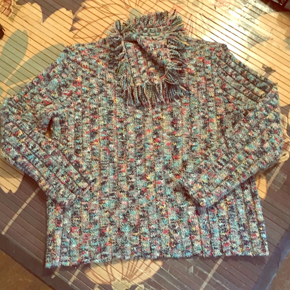 Alfred Dunner confetti sweater L