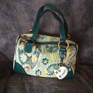 ↡$130  JUICY COUTURE velour handbag