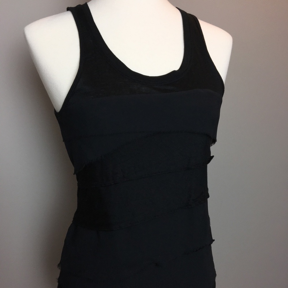 ⭐️Banana Republic “layered” black tank