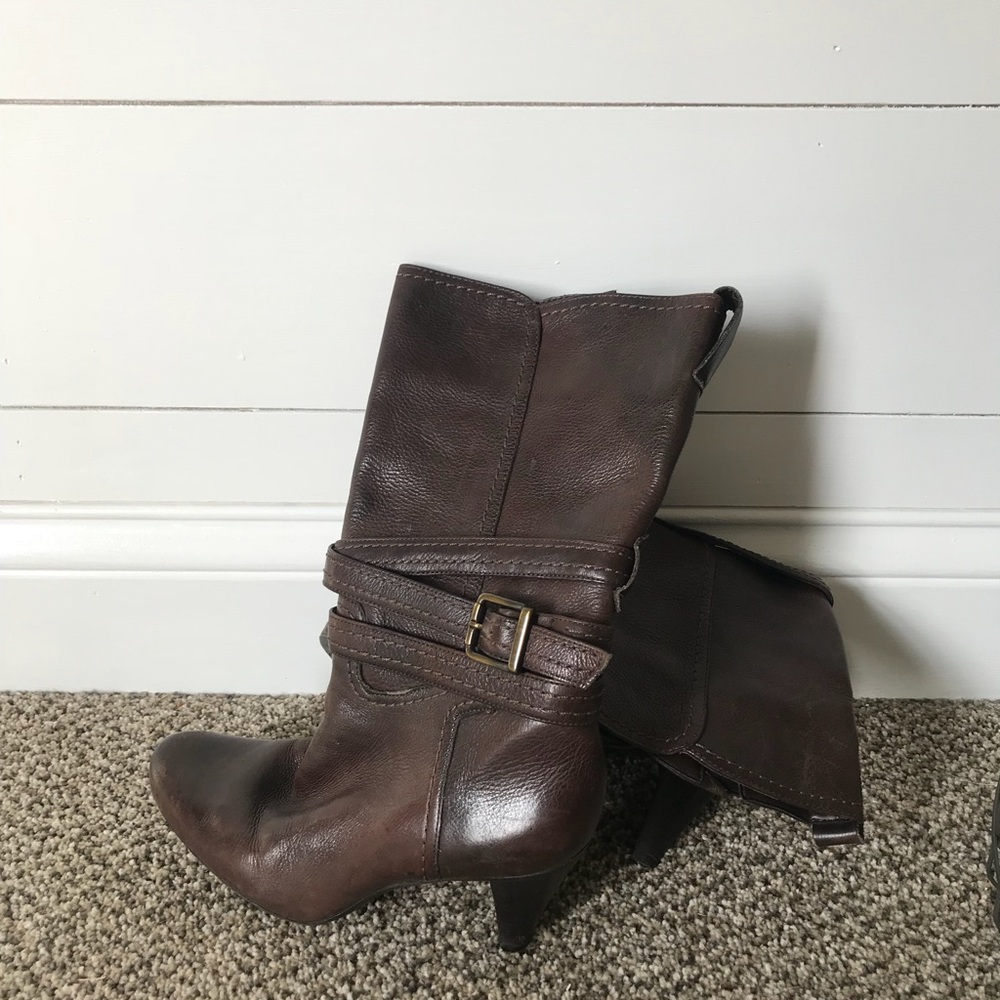 Gianni Bini Heeled Mid Calf Boots