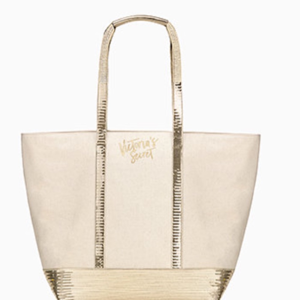 Victoria’s Secret tote - white / sparkly / glitter