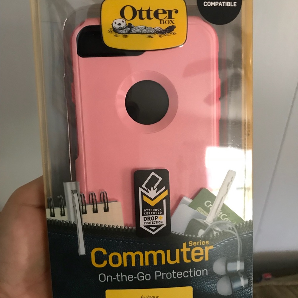 Brand new iPhone 7 & 8 PLUS pink otter box